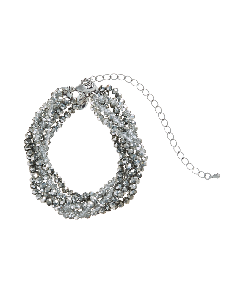 Nicky Crystal Bracelet | Silver