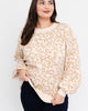 Priscilla Leopard Print Pullover Sweater - thumbnail
