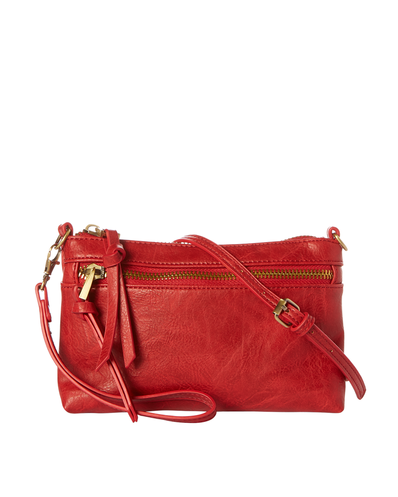 Tevan Crossbody Bag | Red