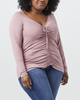 Olympia Ruched Knit Top - thumbnail