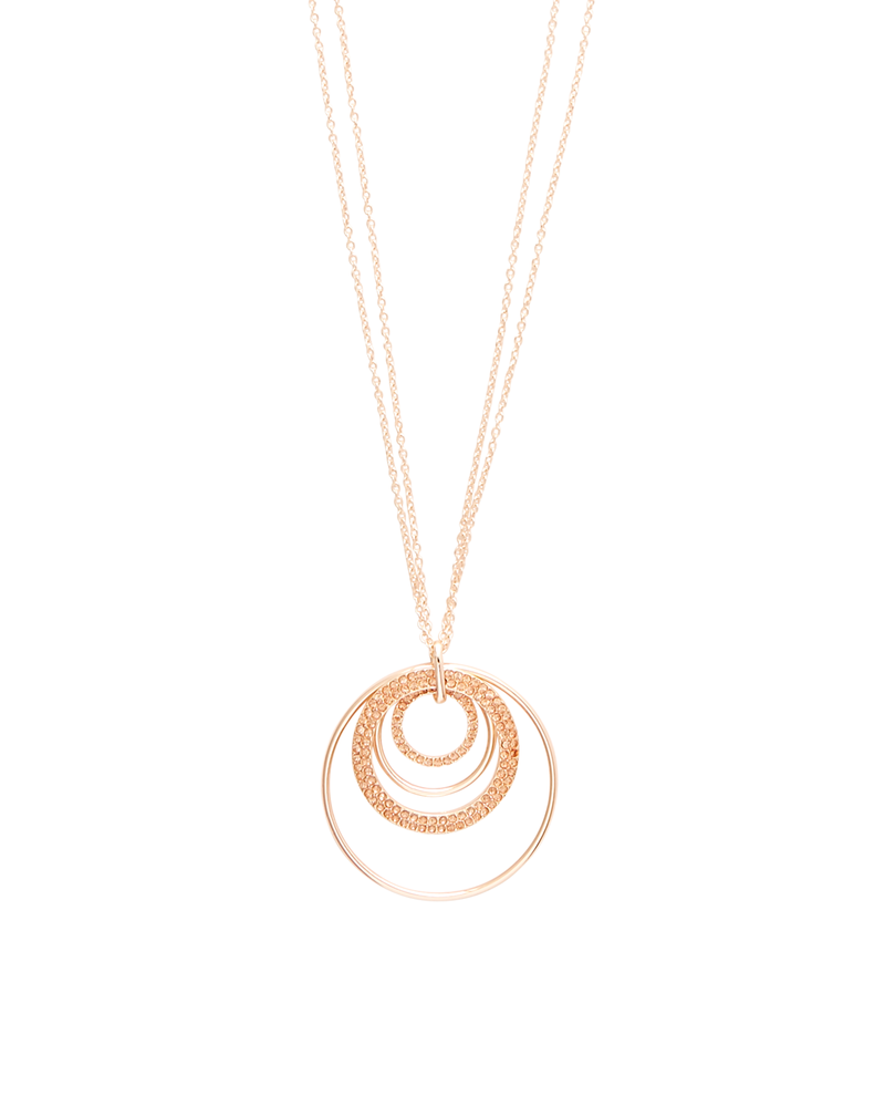 Zahara Pendant Necklace | Gold / Pink