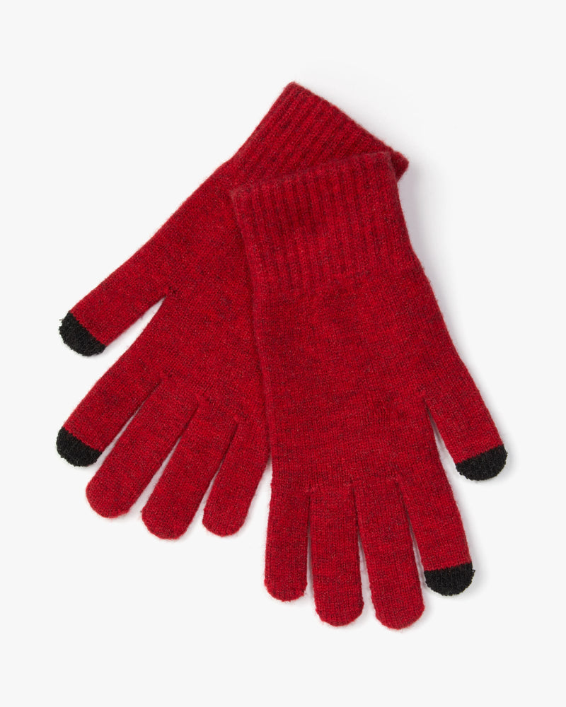 Erica Touchscreen Gloves | Red / Black