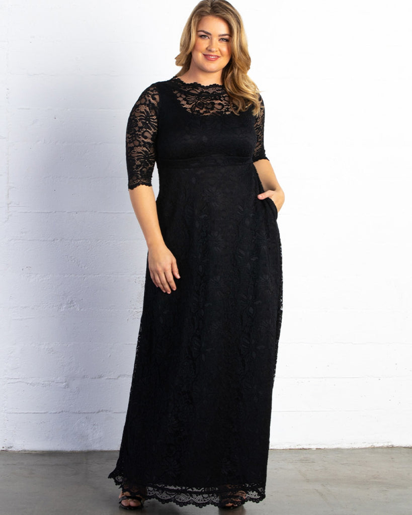 Plus Size Leona Lace Gown | ONYX