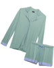 Long-Sleeve Top and Shorts Sleep Set - thumbnail