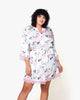 Willow Floral Print Lace Robe - thumbnail