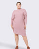 Lizette Asymmetrical Sweater Dress - thumbnail