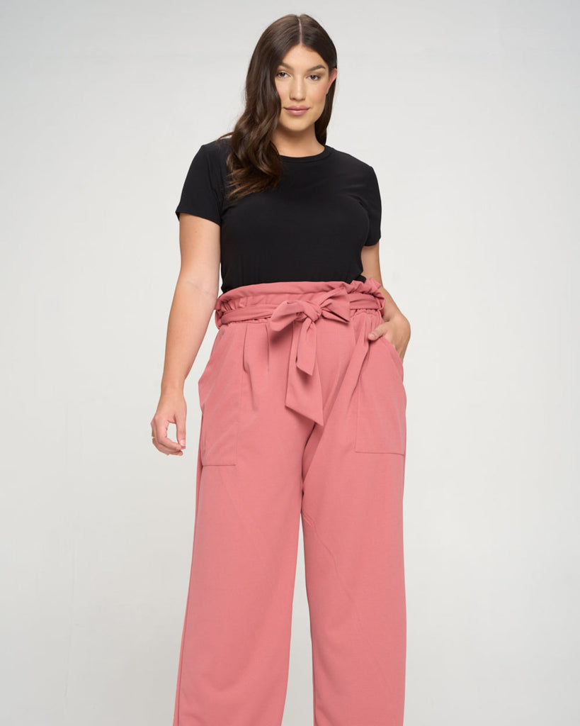 Plus Size Kathleen Paperbag Pants | Cinnamon New