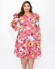 Kourtney Floral Flare Dress - thumbnail