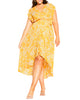 Piper Golden Floral Maxi Dress - thumbnail