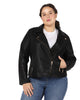 Madalyn Faux Leather Moto Jacket - thumbnail