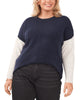 Layla Colorblock Sleeve Sweater - thumbnail