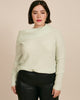 Cashmere Cowl Neck Long Sleeve Sweater - thumbnail