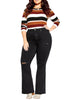Jackie Stripe Sweater - thumbnail