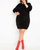 Wren Faux Fur Tunic Sweater Dress - thumbnail