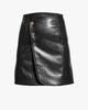 ALLISON RECYCLED LEATHER SKIRT - thumbnail