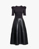 CURVE AMARE RECYCLED LEATHER DRESS - thumbnail