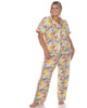 Tropical Print Pajama Set - thumbnail