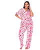 Short Sleeve & Pants Tropical Pajama Set - thumbnail
