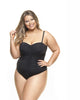 Draped Swimsuit With Padded And Wired Cups - thumbnail