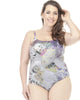 Swimsuit With Padded Cups And Adjustable Straps - thumbnail