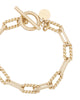 Enzo Toggle Chain Bracelet 7.5" Gold - thumbnail