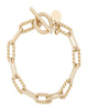 Enzo Toggle Chain Bracelet 7" Gold - thumbnail