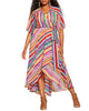 Rainn Rainbow Striped Maxi Dress - thumbnail