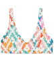 Carnival Ikat Recycled Bikini Top - thumbnail