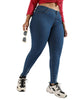 Women Solid Blue Skinny Fit Denim Jeans - thumbnail
