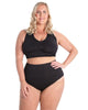 High-Waisted Moderate Coverage Seamless Shaper Brief - thumbnail
