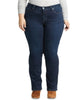 Silver Jeans Co Women's Trendy  Slim Bootcut Jeans Blue  16WS - thumbnail