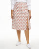 Danielle Bernstein Women's Plus Slip Skirt White/Red Size 1X - thumbnail