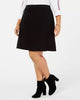 Tommy Hilfiger Women's Above The Knee A Line Wear To Work Skirt Plus Black Size 2X - thumbnail