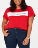 Tommy Hilfiger Sport Plus Size Logo-Graphic T-Shirt Red Size 0X - thumbnail