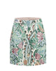 Jacquard Floral Mini Skirt - thumbnail
