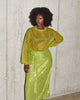 Lime Sequin Jaspre Skirt - thumbnail