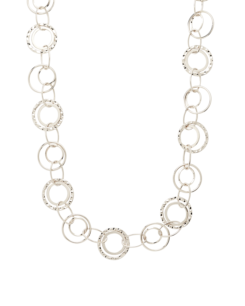 Clarendon Link Necklace | Silver