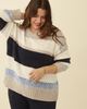 Judy Striped Crewneck Sweater - thumbnail
