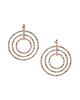 Tati Multi-Color Studded Circular Earrings - thumbnail