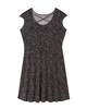 Ceram Criss-Cross Neck Fit and Flare Dress - thumbnail