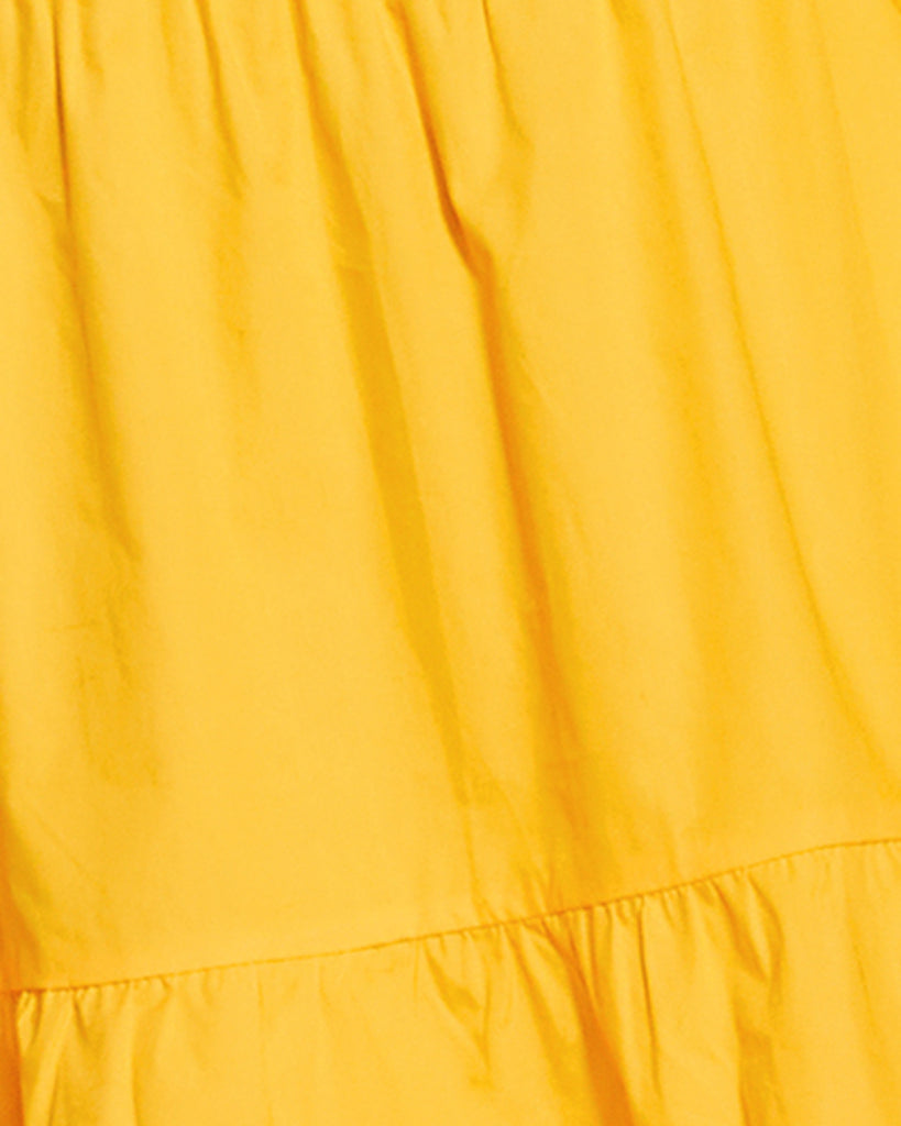 Plus Size Eris Sunshine Yellow Tiered Maxi Dress | Yellow
