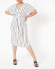 Yuna Striped Tie Front Dress - thumbnail