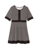 Bandama Short Sleeve Solid Banded Dress - thumbnail