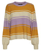 Katrina Stripe Balloon Sleeve Sweater - thumbnail