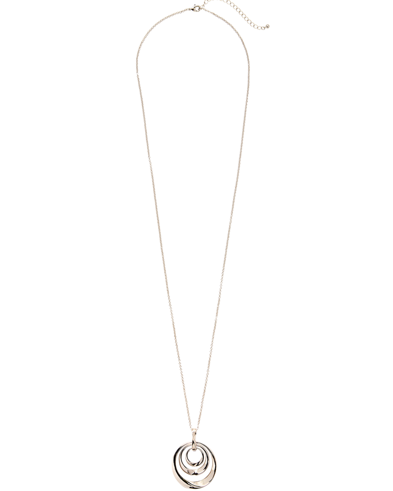 Iniko Pendant Necklace | Silver