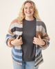 Delora Space-Dyed Striped Cardigan - thumbnail