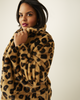 Sienna Faux-Fur Leopard Coat - thumbnail