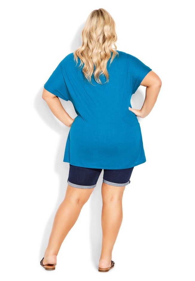 Pocket Pleat Tunic, MYKONOS BLUE, alternate image number null