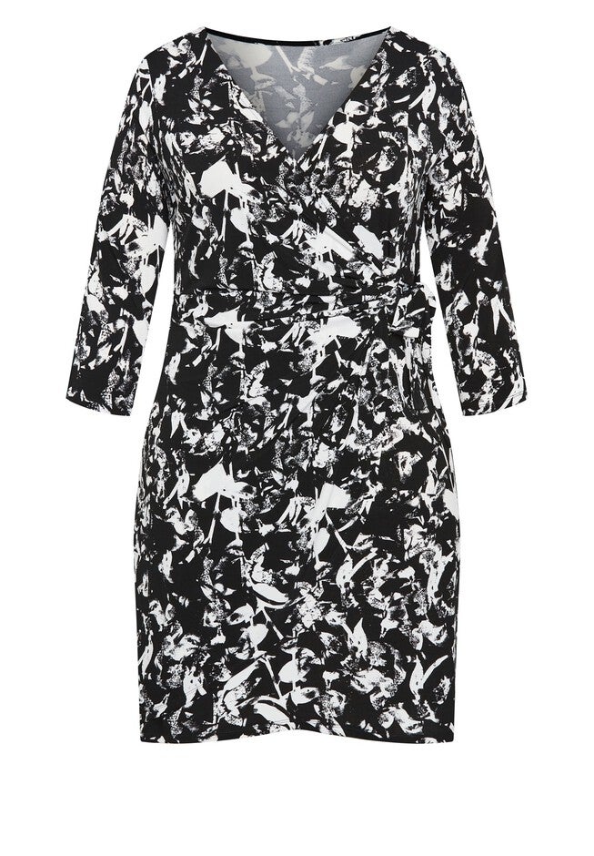 Deanna Wrap Lace Dress, SILHOUETTE, alternate image number 1
