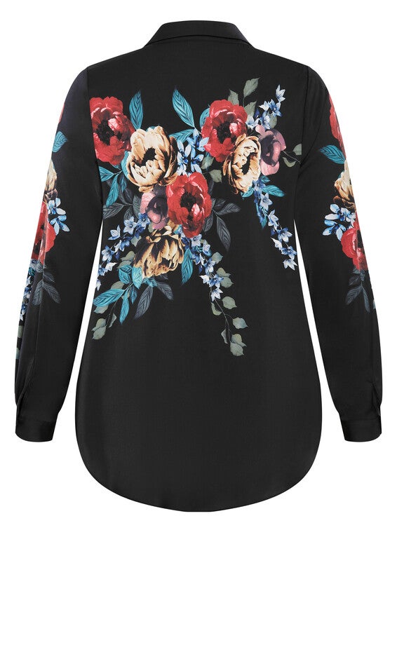 Phoebe Shirt - black, BLACK, alternate image number null